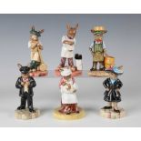 Six Royal Doulton limited edition Bunnykins figures, modelled by Shane Ridge, comprising Pearly King
