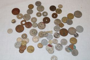 A selection of mixed GB and Foreign coins