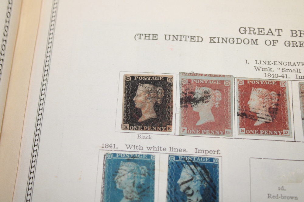 An old Ideal stamp album containing a collection of GB and Foreign stamps, - Image 3 of 9