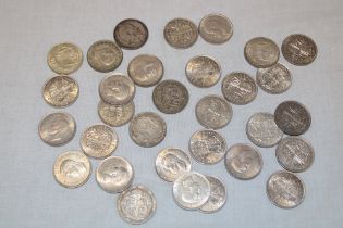 Thirty-one silver pre 1947 half crowns, 1902 -1946,