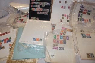 Various album pages and stock sheets of British Commonwealth and World stamps including 19th