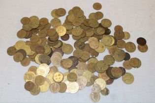 A quantity of various George III and Victorian gaming tokens etc.