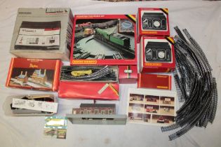 Hornby OO gauge - a large selection of various railway accessories including Zero 1 R950 master