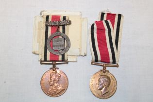 A Special Constabulary Long Service medal (GVIR) awarded to Horace W.