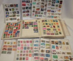 An album containing a selection of mixed World stamps and one other small album of World stamps (2)