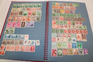 An album containing a selection of various Foreign stamps