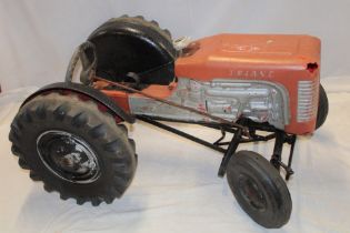 A Triang child's pedal tractor requiring restoration