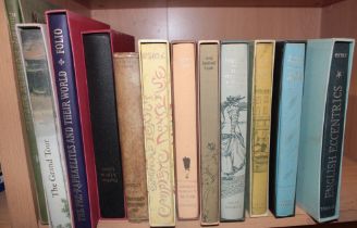 Eleven various Folio Society volumes etc.