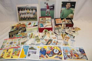 A selection of various sets and part sets of tea cards,