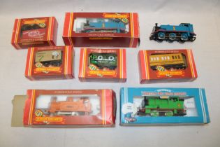 A selection of Hornby Thomas the Tank Engine locomotives including three various boxed locomotives,