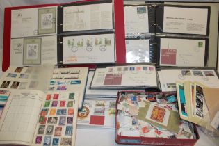 Three albums containing a selection of GB first day covers, mainly 1970's/80's,