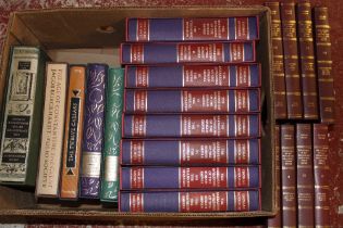 Twenty-one various Folio Society volumes including The Barbarian Invasion of the Roman Empire,