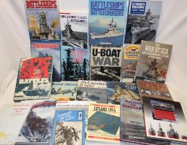 Various Naval volumes including The German Navy 1939-1945; US Carriers at War;
