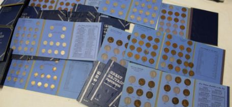 Thirty-four Whitman and Sandhill folders containing GB pre-decimal coins