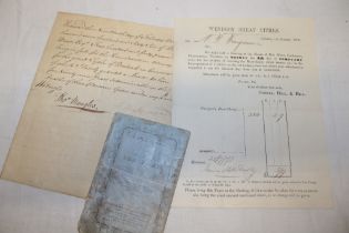 An 1878 Wendron Sheaf Tithes Notice,