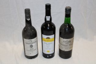 Three bottles of port including 1970 Taylor's vintage port,