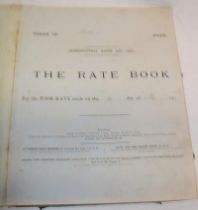 A Helston Poor Rate Book for May 1919 listing numerous occupiers,