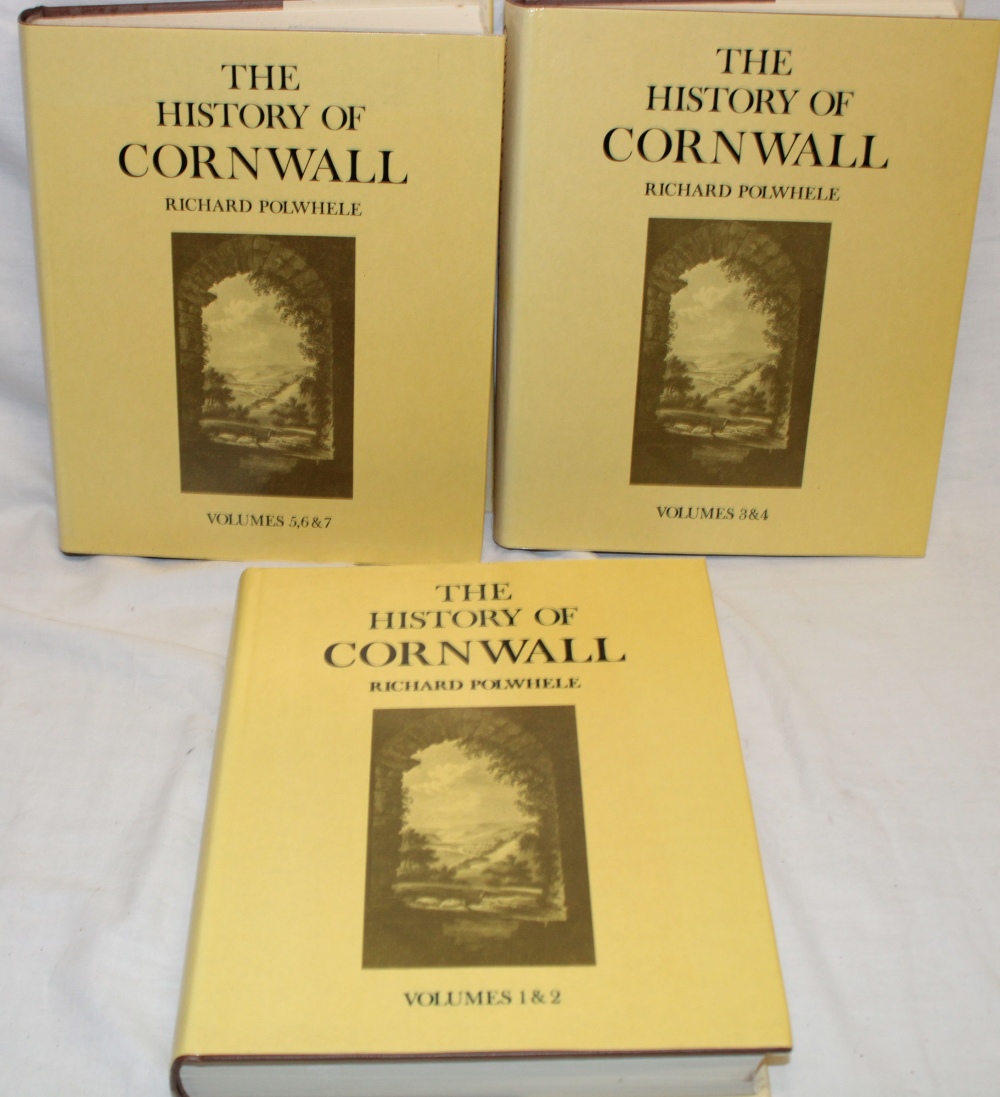 Polwhele (Richard) The History of Cornwall vols 1-7 published in 3 vols 1978,