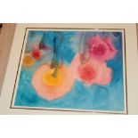 Rosie Scott - watercolour Abstract study, signed,