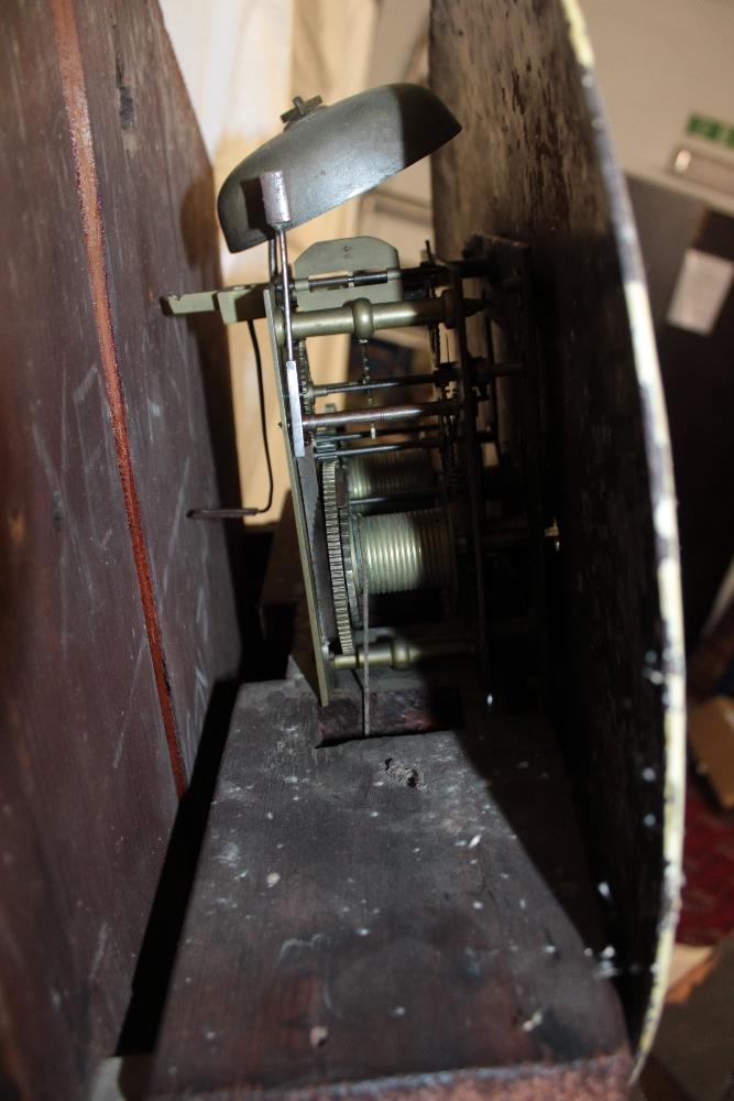 An early tavern clock by Thomas Kelly with 18" circular enamelled convex dial, - Image 6 of 6