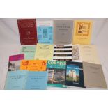 Various Cornish dictionaries and place name volumes including 1000 Cornish Place Names Explained;
