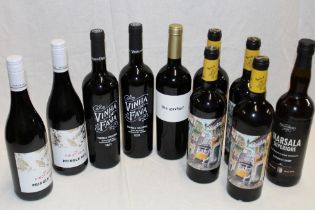 Ten bottles of red wine including 2 x 2021 Pringle Bay pinot noir, 4 x Porto 6,