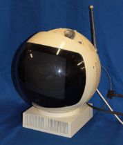 A 1960s space helmet television "The JVC Videosphere",