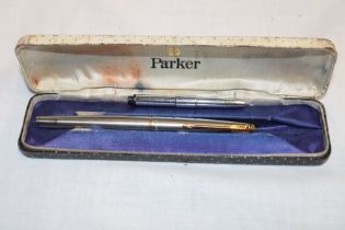 A boxed Parker 45 fountain pen