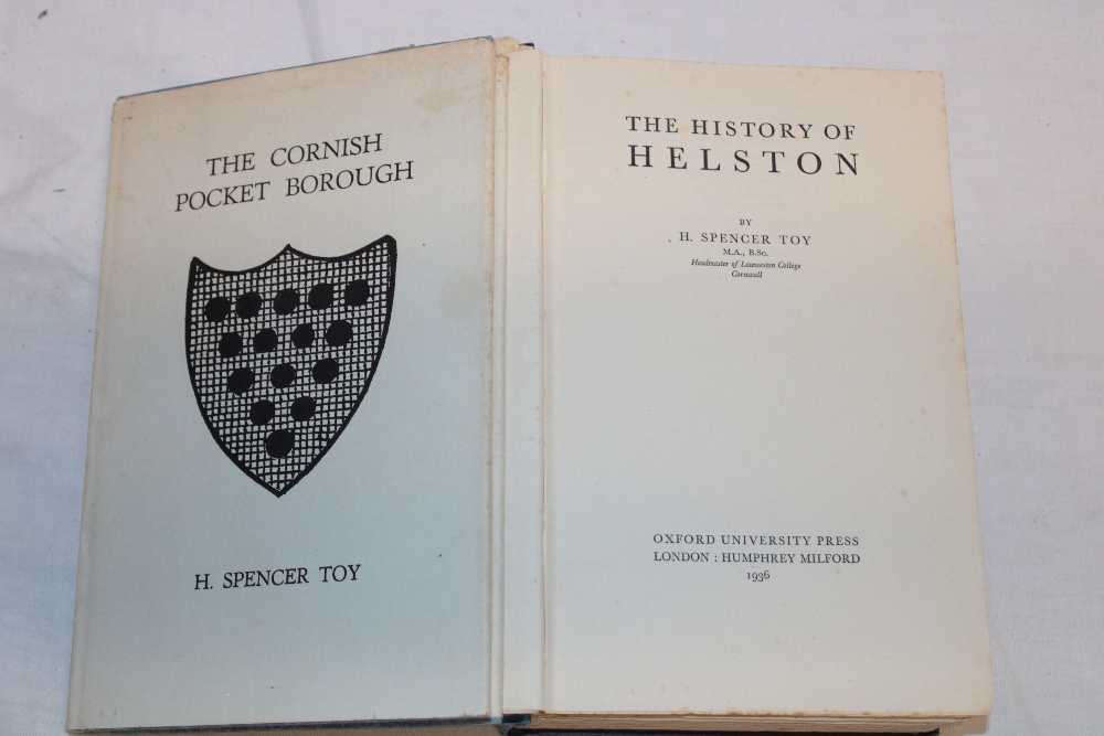 Toy (H Spencer) The History of Helston 1936;