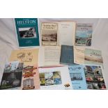 Various Helston related volumes including The Book of Helston,