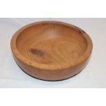 A Cornish turned wood bowl by Dave Williams,