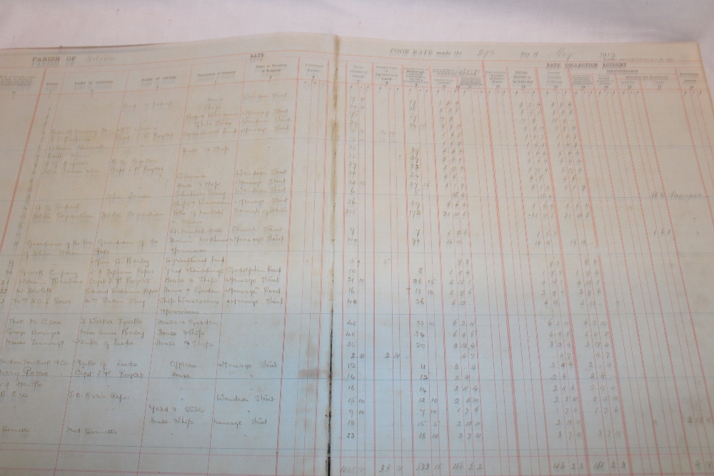 A Helston Poor Rate Book for May 1919 listing numerous occupiers, - Image 3 of 5