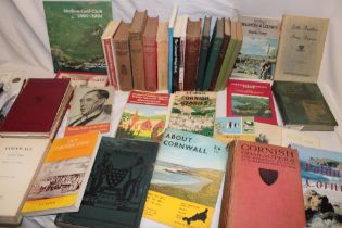 Various Cornish volumes including Cornish Characters and Strange Events, Old Cornish Inns,