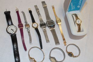 A selection of various ladies' and gent's wristwatches including Services ladies' wristwatch,