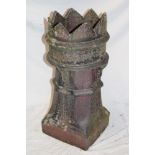 An 18th/19th century glazed chimney pot, originally from a Cornish house in central Cornwall,