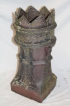 An 18th/19th century glazed chimney pot, originally from a Cornish house in central Cornwall,