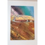 N** Tilley - mixed media "Moorland Haven II", signed, labelled and inscribed to verso,