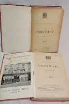 Two Kelly's Directories of Cornwall - 1906 and 1919