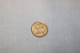 A Victorian 1892 gold sovereign