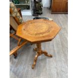 A Sorrento inaid occasional table, 73.5cm x 57cm x 57cm