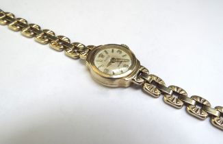 A 9ct gold Rolex lady's wristwatch with spare links, boxed, 15.5g
