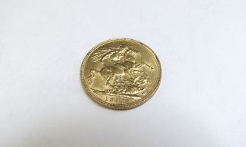 A George V 1913 gold sovereign