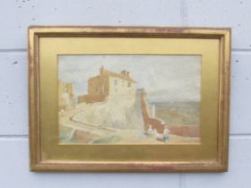 FREDERICK WILLIAM BALDWIN (1899-1984) A framed and glazed watercolour depicting the Ramports of