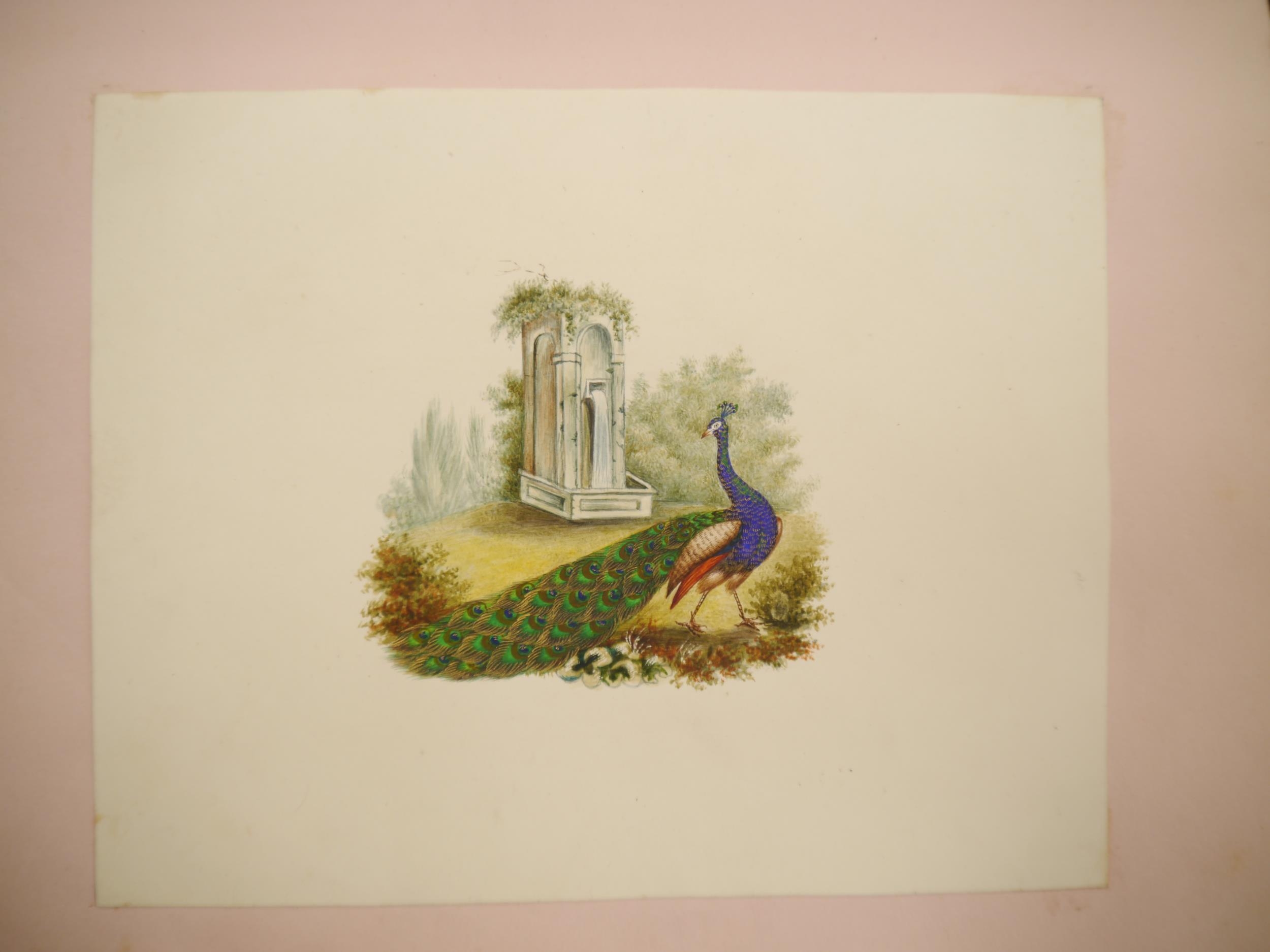 A fine Georgian commonplace album c.1831, containing many well executed pen, ink and watercolour - Image 11 of 22