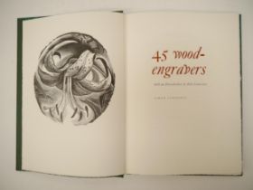 (Whittington Press.) Simon Lawrence: '45 wood-engravers (Forty-five Wood-engravers) With an