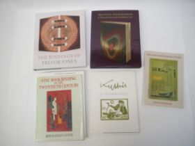 Bookbinding, a collection of five assorted titles, including 'The Bindings of Trevor Jones', Foss,