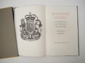 (Fleece Press, Reynolds Stone.) Michael Harvey: 'Reynolds Stone: Engraved Lettering in Wood', The