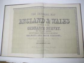 (Atlas.) John Bartholomew: 'The Imperial Map of England & Wales According to the Ordnance Survey,