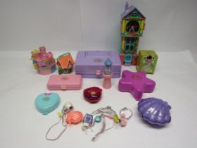 A collection of Polly Pocket and similar playsets, c.1989-1996, to include Bluebird Toys Polly's