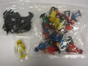 A collection of 1970's Playmobil Geobra to include twenty-two figures including Space Lyra yellow
